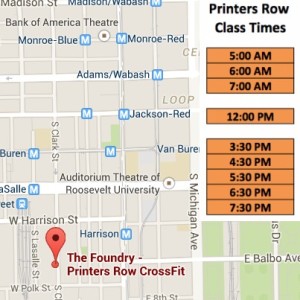 Chicago CrossFit Drop In The Foundry Printers Row