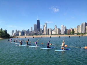 The Foundry CrossFit Chicago Stand Up Paddleboard Yoga